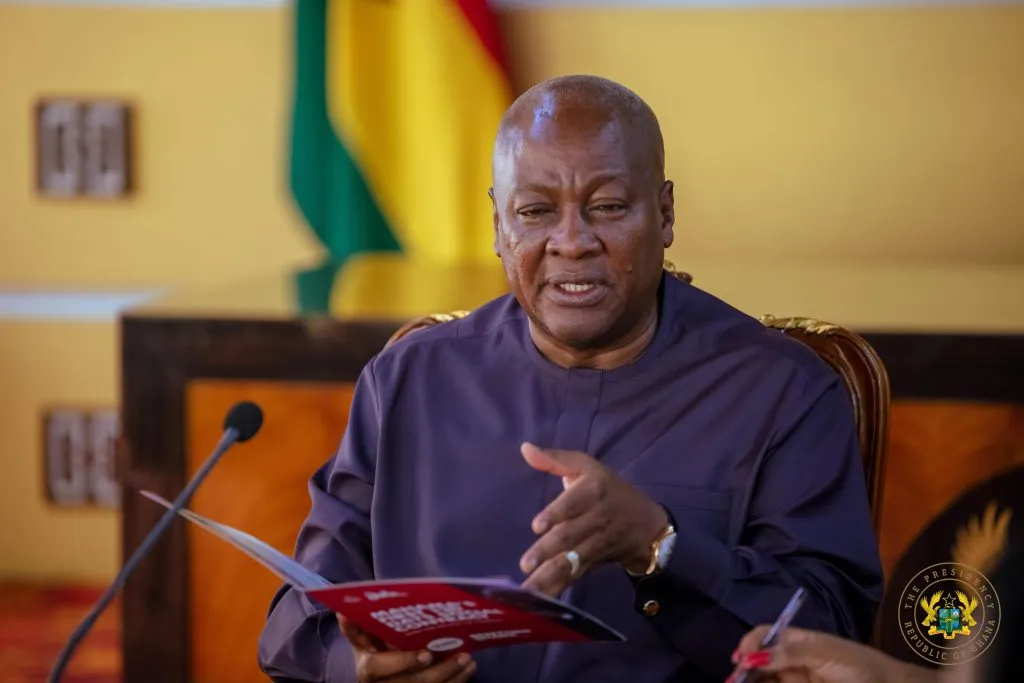 Ghana's president, John Mahama