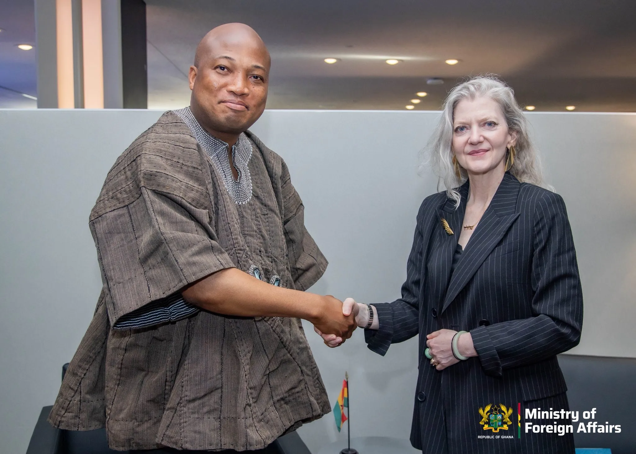 Ghana's Foreign Minister and US Under Secretary of State for Political Affairs