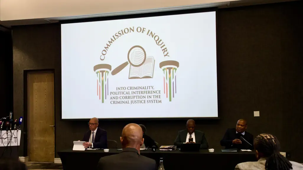 Madlanga Commission of inquiry hearing room