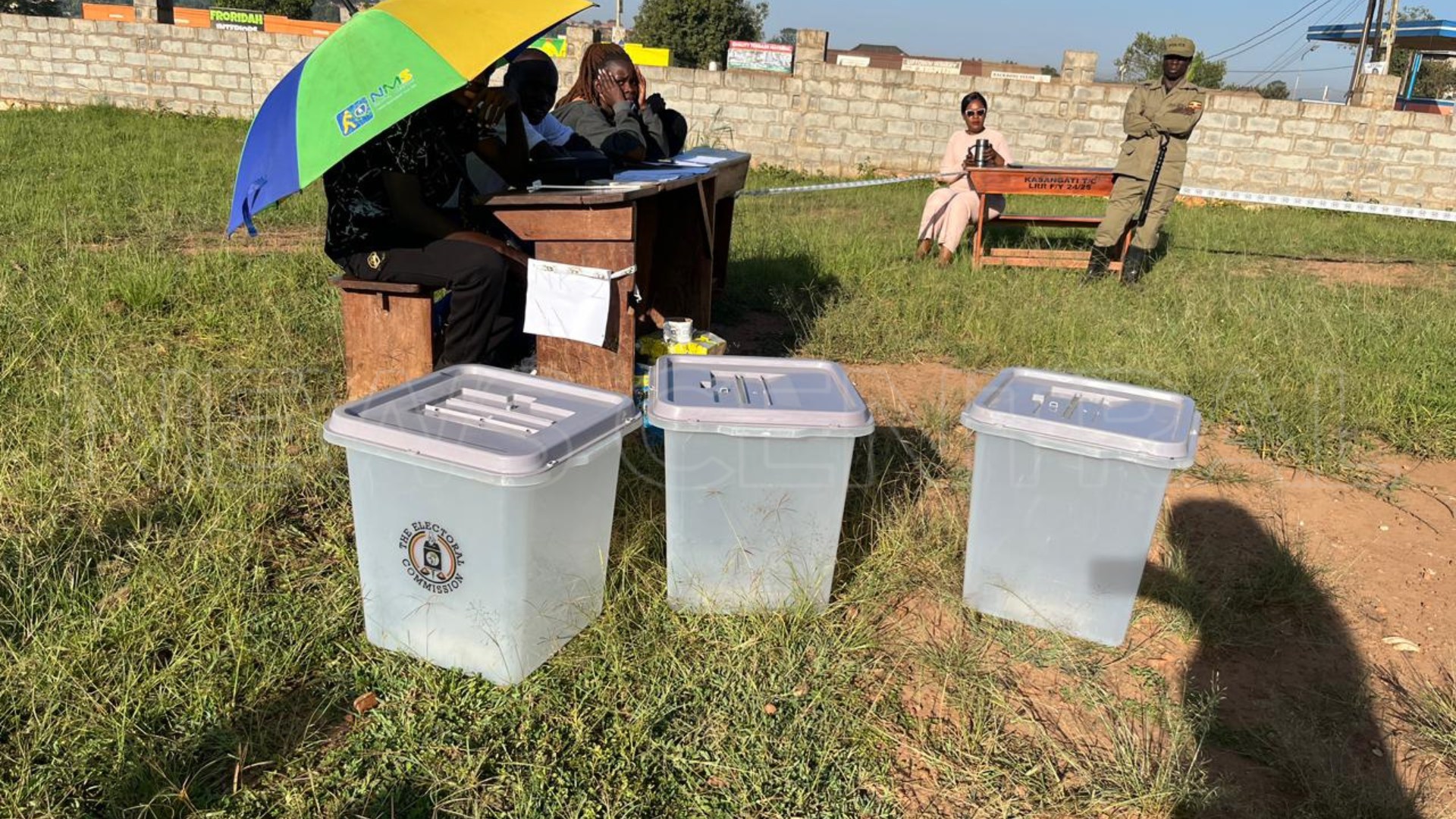 Voting materials on election day