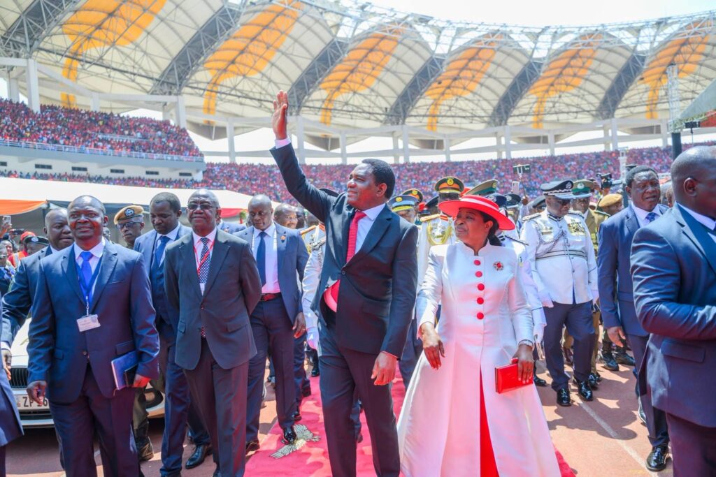 Hichilema sworn in for second term amid disputed vote